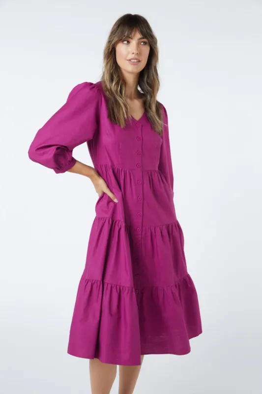 Hillary Midi Dress sold by Princess Highway