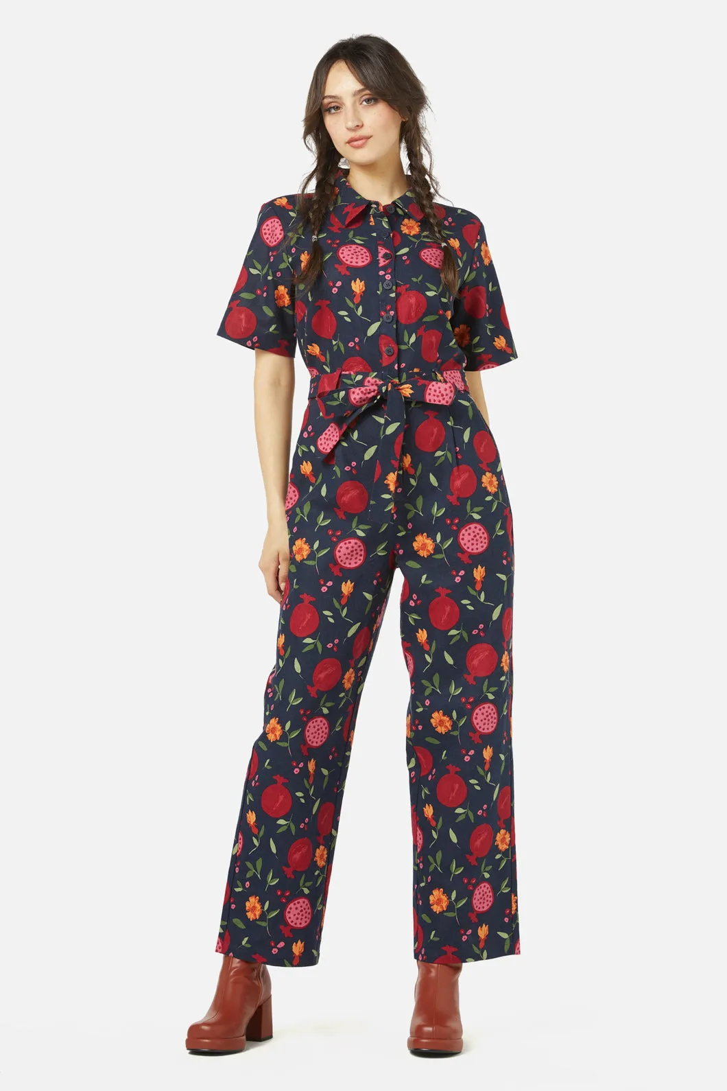 Pomegranate Jumpsuit sold by Princess Highway
