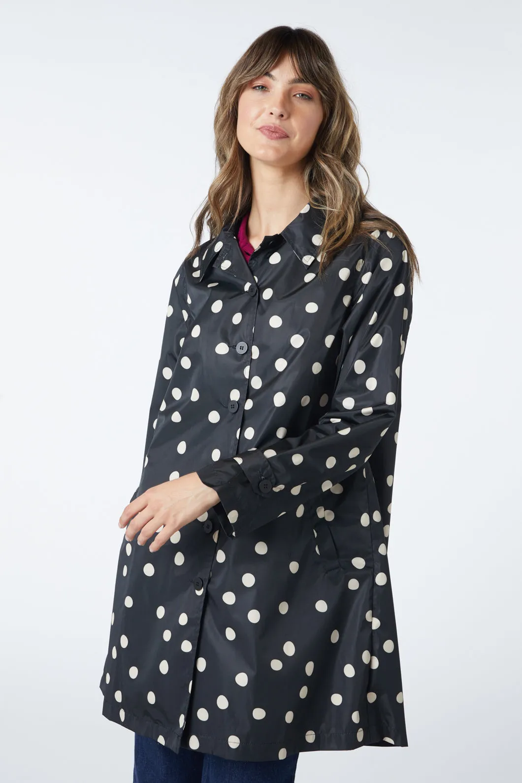 Georgie Spot Collared Raincoat sold by Princess Highway product image thumbnail 2