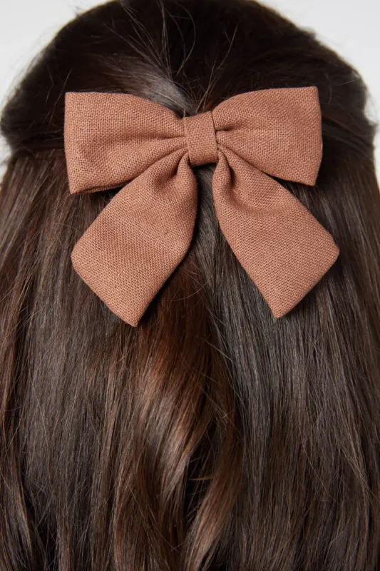 Solid Bow Hair Clip sold by Princess Highway
