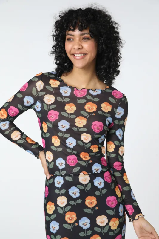 Pansy Mesh Top sold by Princess Highway