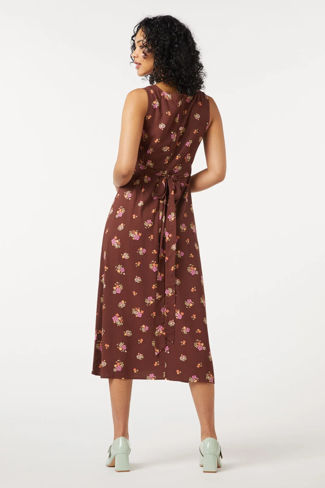 Ziva Floral Midi Dress sold by Princess Highway product image thumbnail 4