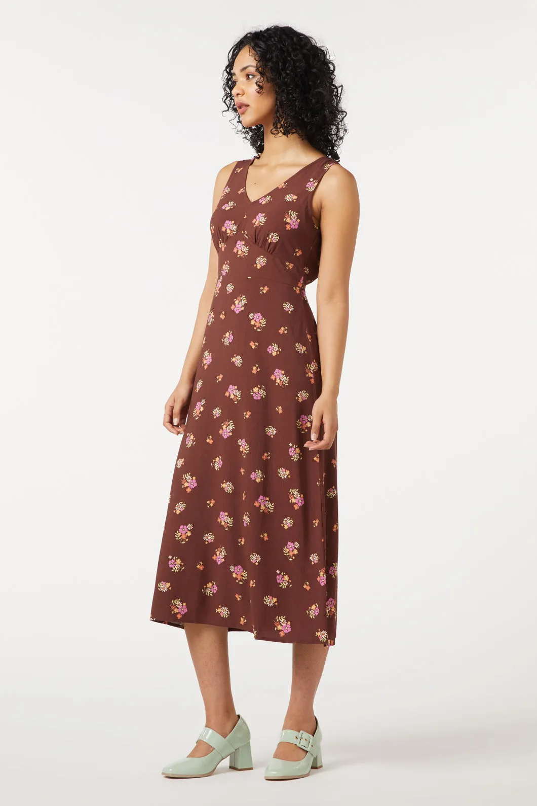 Ziva Floral Midi Dress sold by Princess Highway product image thumbnail 3