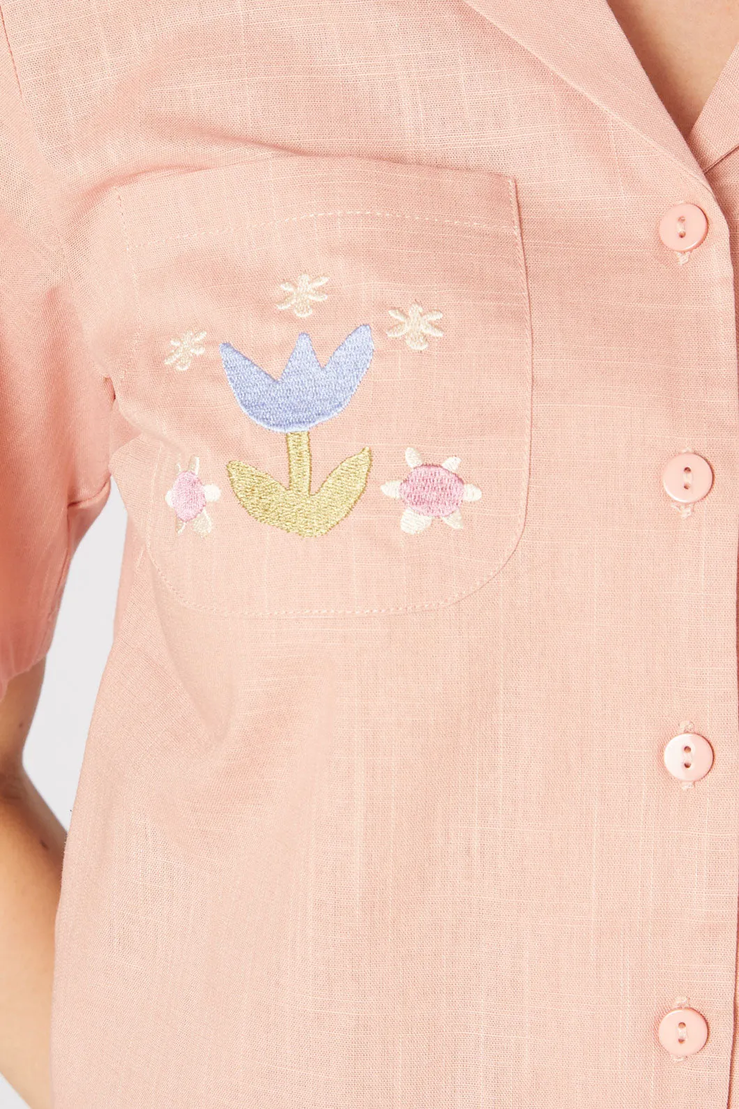 Patchwork Pocket Embroidered Blouse sold by Princess Highway product image thumbnail 5