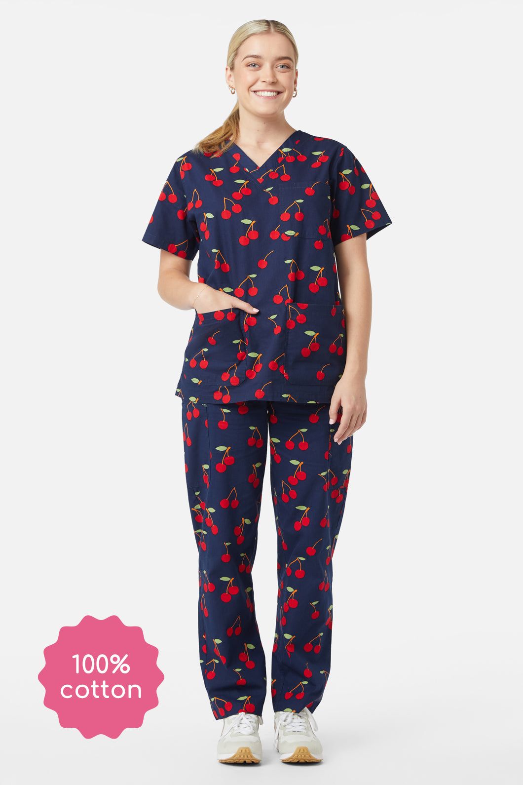 Sweet Cherry Scrub Set sold by Princess Highway