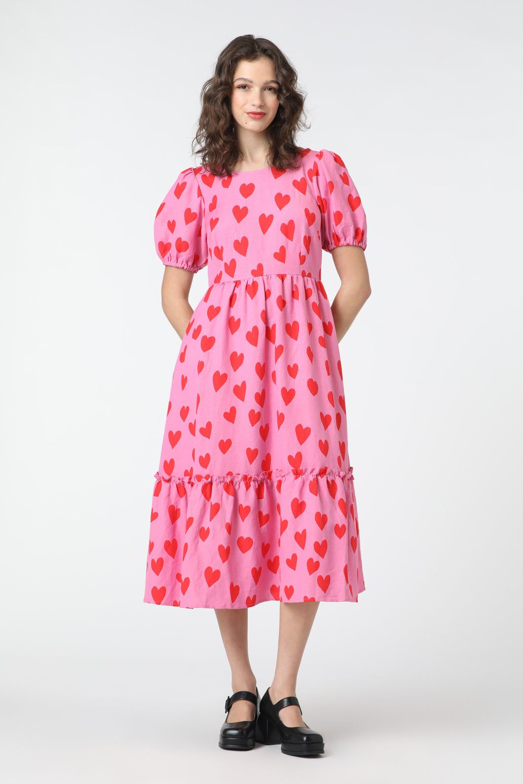 Love Hearts Midi Dress sold by Princess Highway product image thumbnail 3
