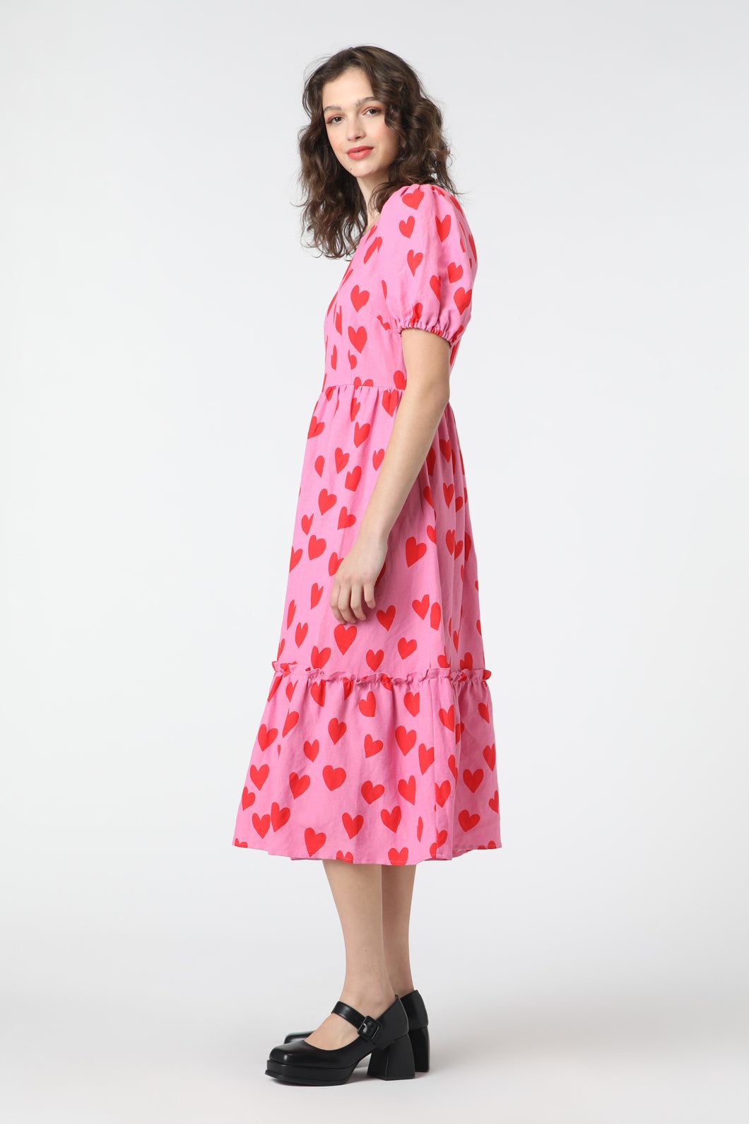 Love Hearts Midi Dress sold by Princess Highway product image thumbnail 4
