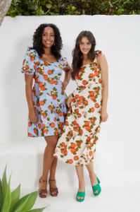 Orange Toile Sun Dress sold by Princess Highway