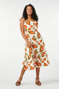 Orange Toile Sun Dress sold by Princess Highway