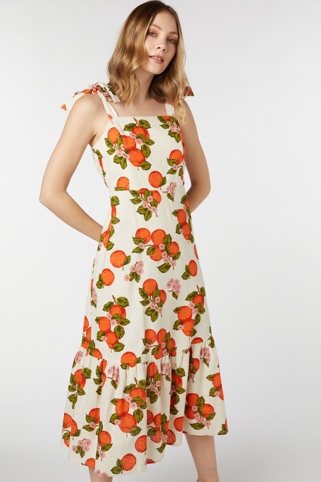 Orange Toile Sun Dress sold by Princess Highway product image thumbnail 4