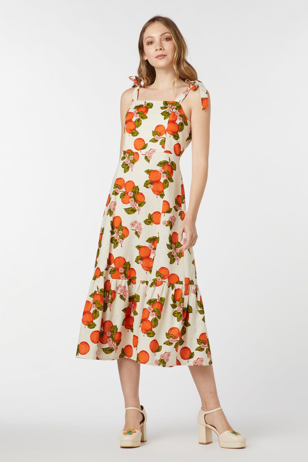 Orange Toile Sun Dress sold by Princess Highway product image thumbnail 5