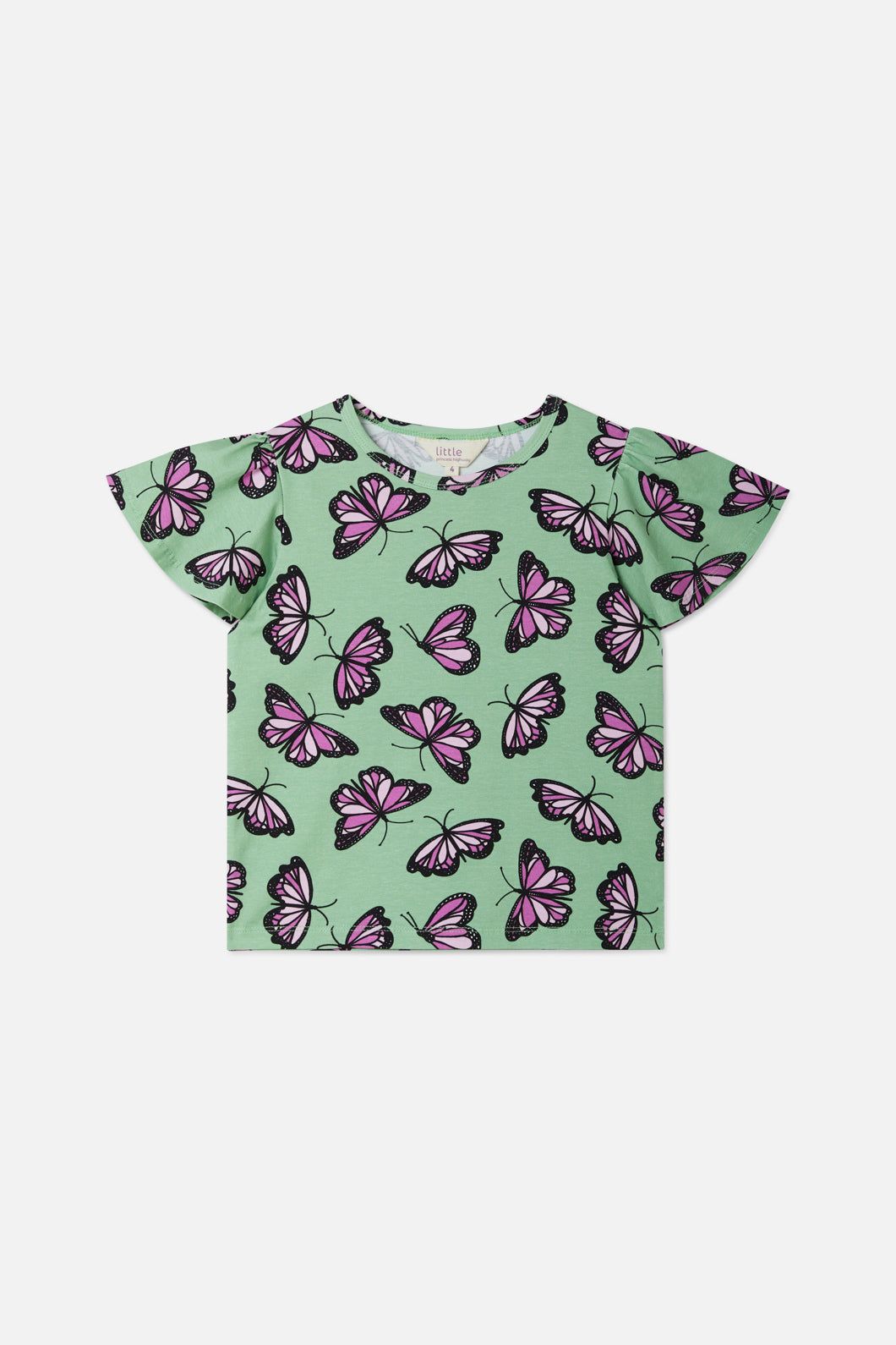 Flutter Kids Frill Tee sold by Princess Highway