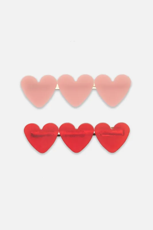 Heart Hair Clips sold by Princess Highway