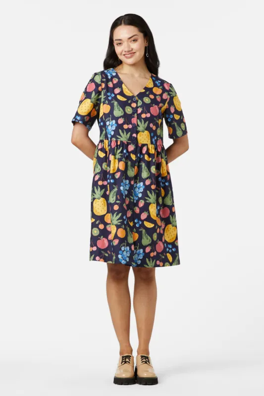 Summer Fruits Smock Dress sold by Princess Highway