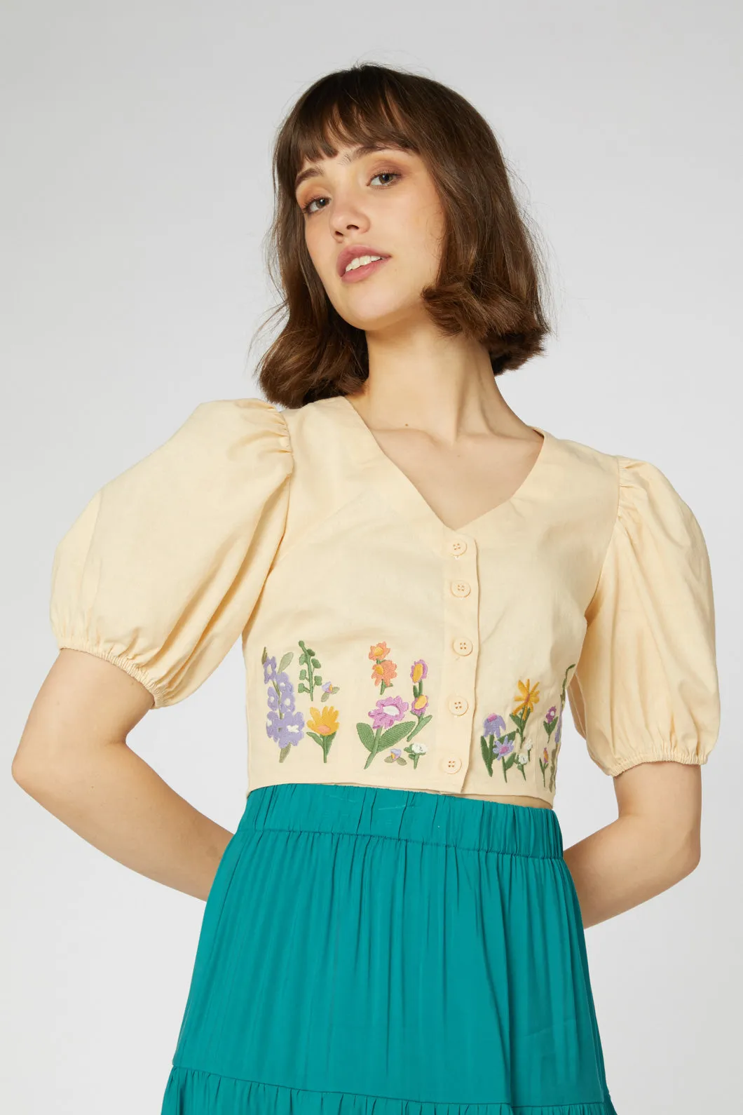 Secret Garden Emb Top sold by Princess Highway