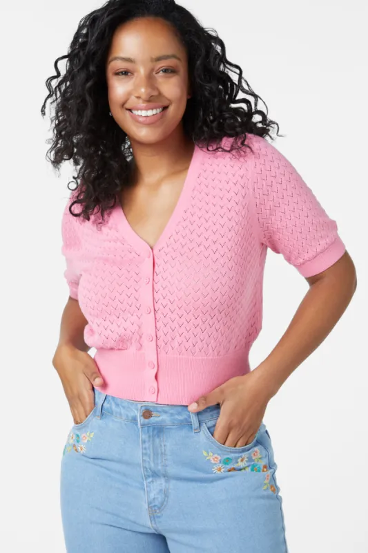 Piper Short Sleeve Cardi sold by Princess Highway