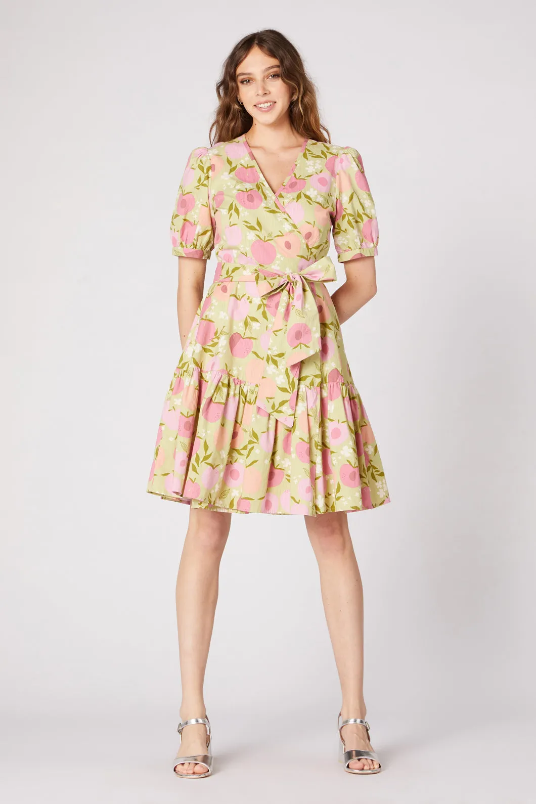 Summer Peach Wrap Dress sold by Princess Highway product image thumbnail 2
