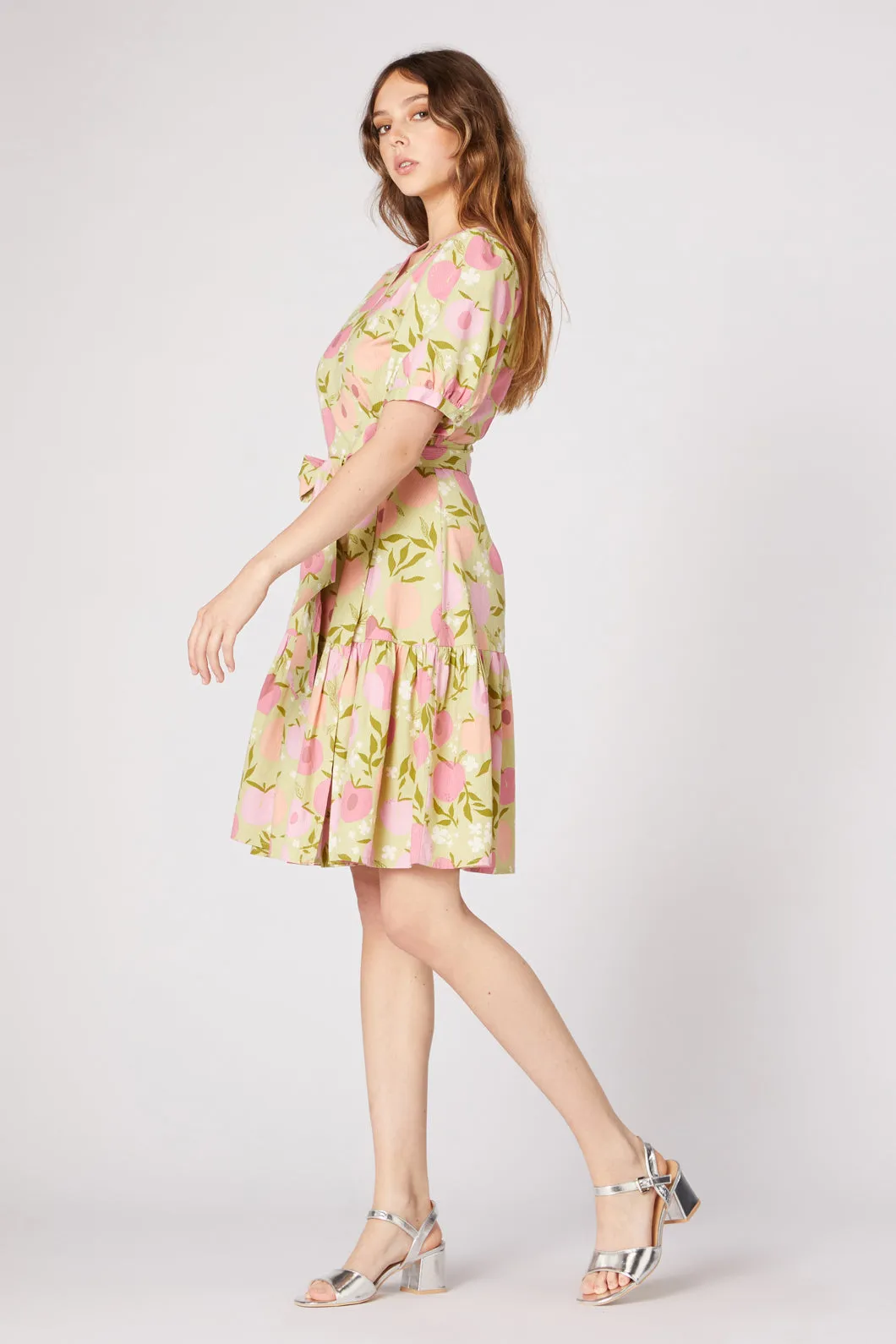 Summer Peach Wrap Dress sold by Princess Highway product image thumbnail 3