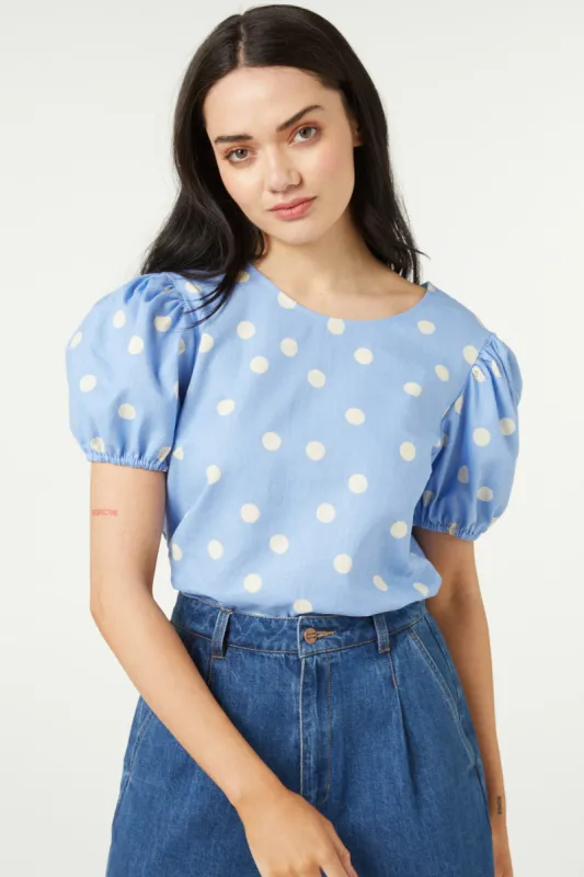 Lucy Polka Dot Top sold by Princess Highway