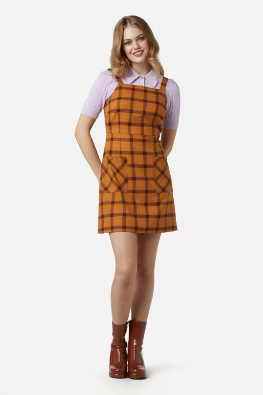 Claudia Check Pinny sold by Princess Highway