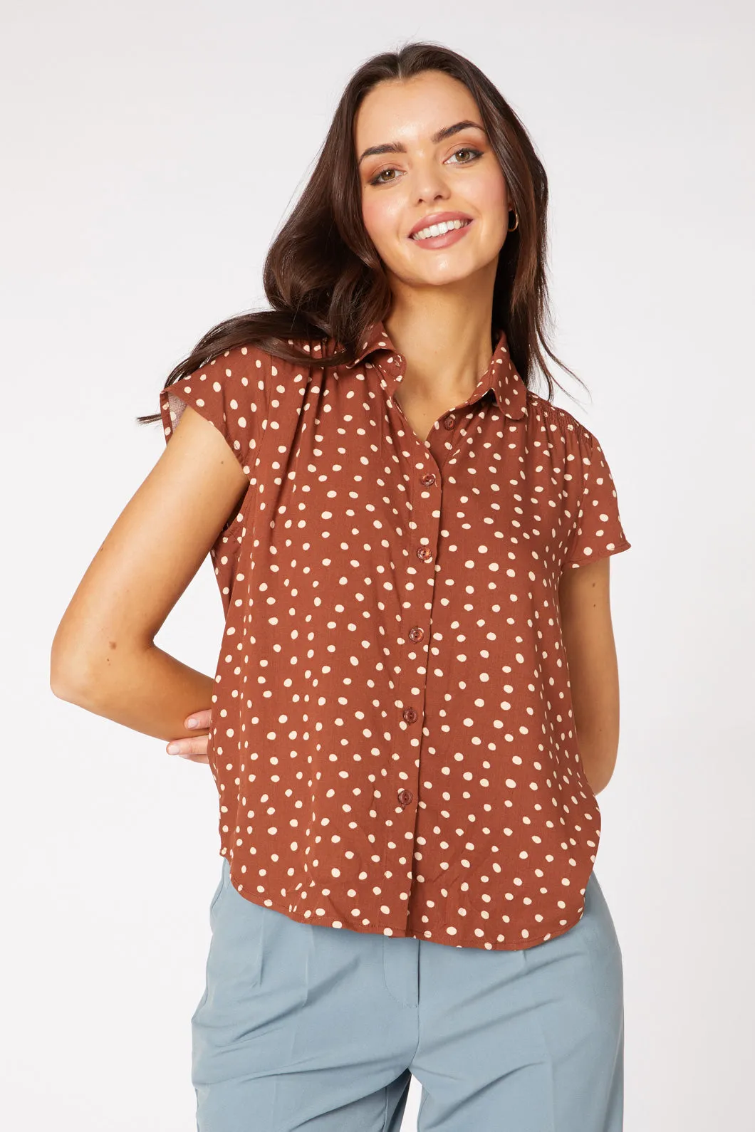 Juliette Spot Blouse sold by Princess Highway product image thumbnail 4