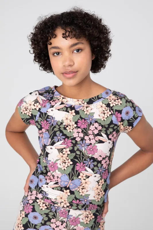 Garden Rabbit Crop Top sold by Princess Highway