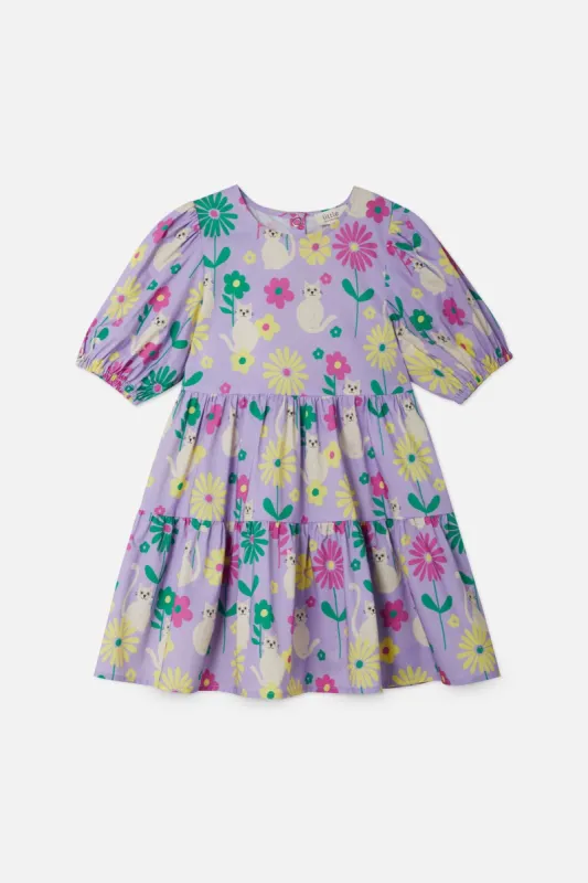 Cat Flower Kids Dress sold by Princess Highway