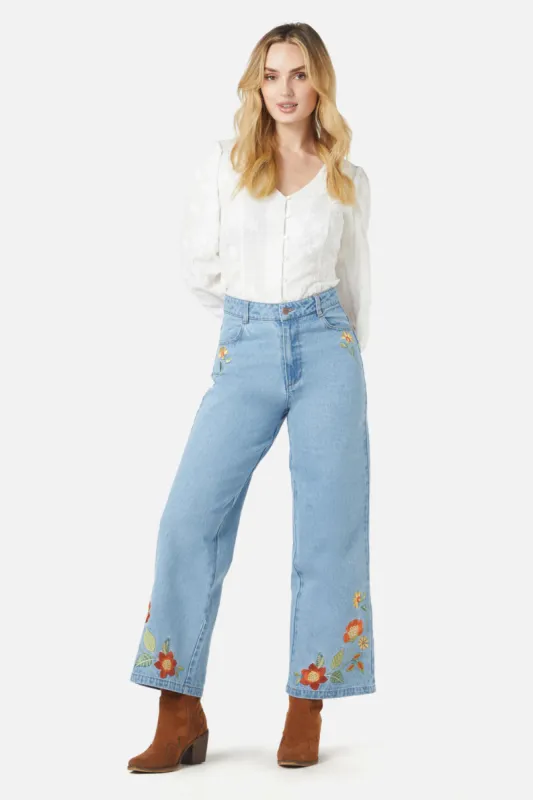 Cami Embroidered Jean sold by Princess Highway