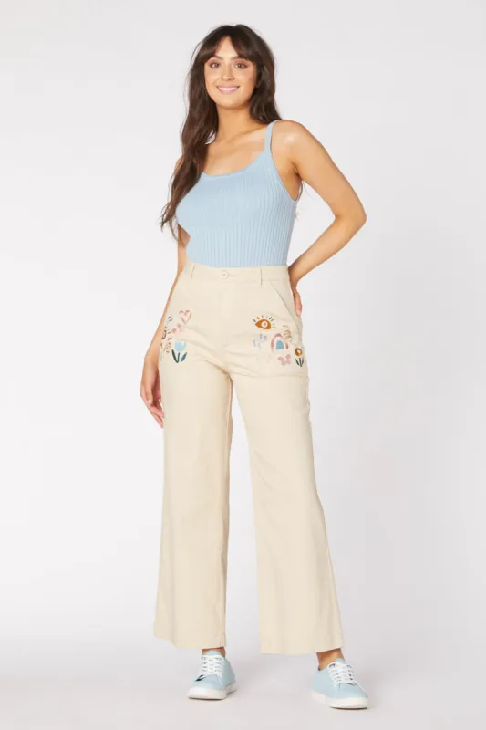 Arty Geo Embroidered Jean sold by Princess Highway