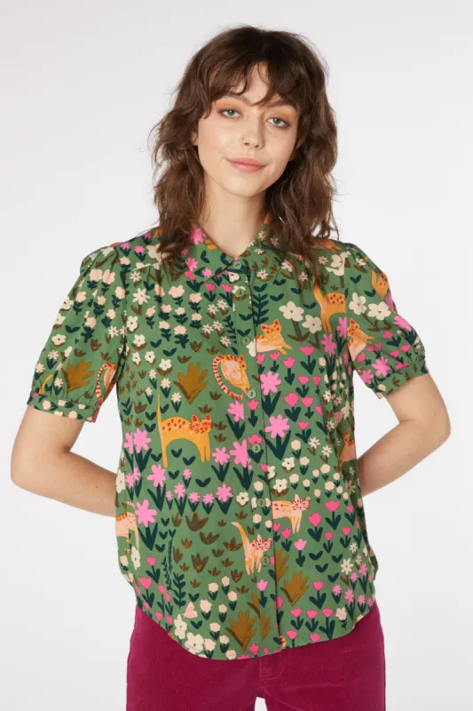 Pretty Cats Blouse sold by Princess Highway