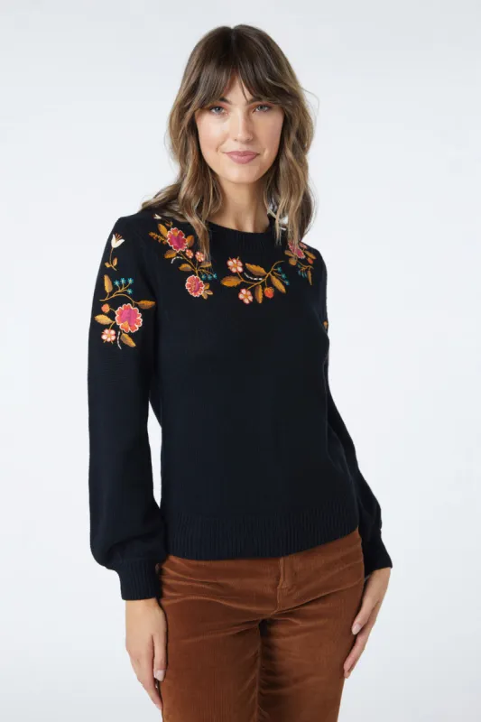 Florence Embroidered Sweater sold by Princess Highway
