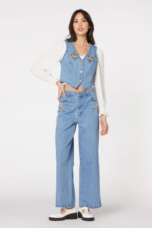 Penny Native Jean Vest sold by Princess Highway product image thumbnail 2