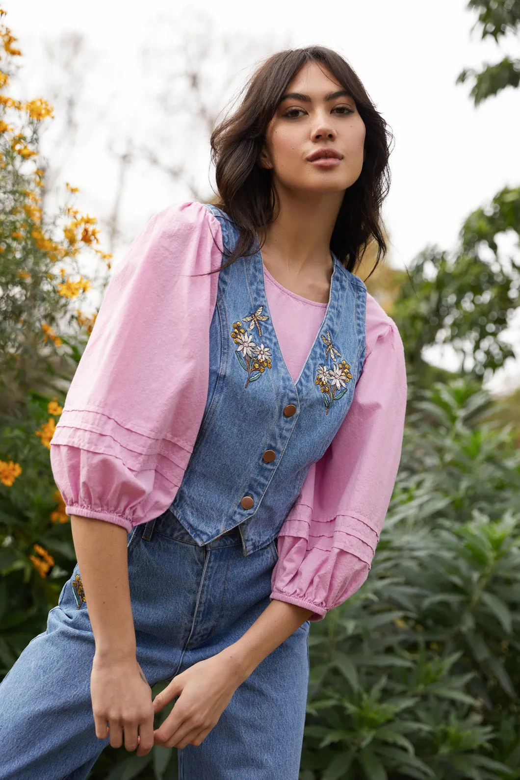 Penny Native Jean Vest sold by Princess Highway product image thumbnail 5