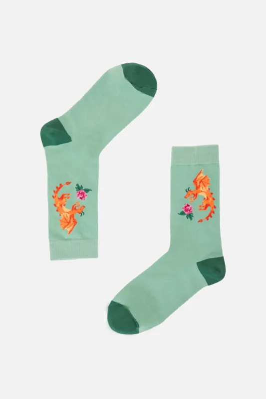 Dragon Socks made by Princess Highway