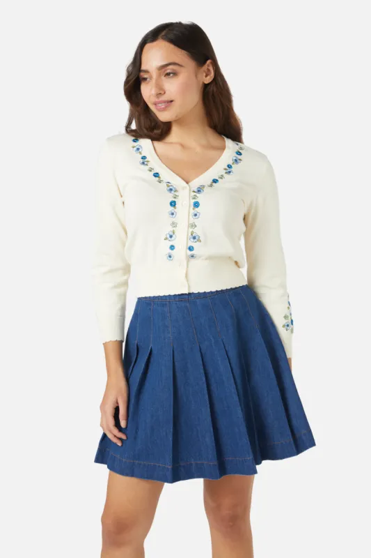 Petal Embroidered Cardi made by Princess Highway