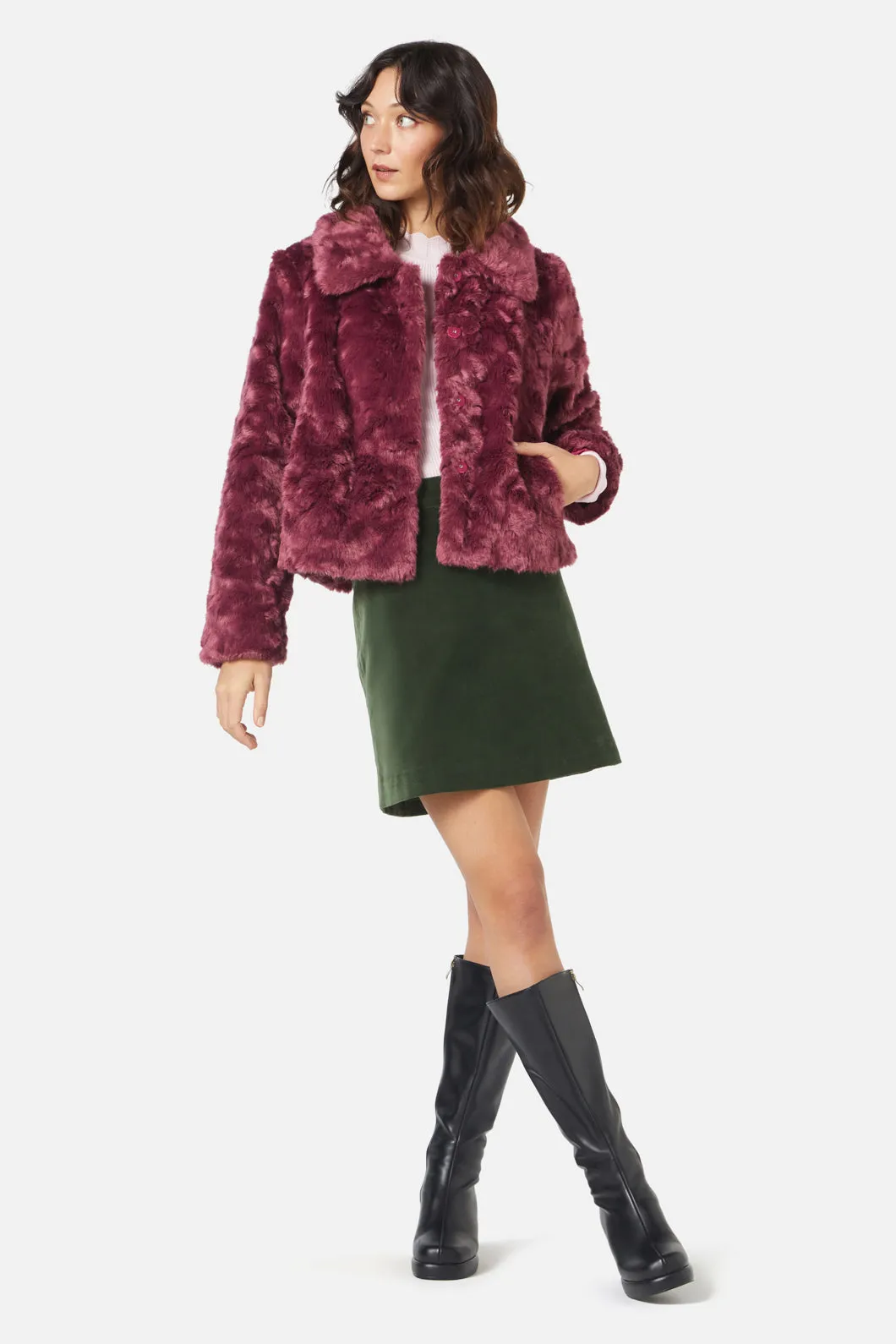 Tessa Faux Fur Jacket sold by Princess Highway product image thumbnail 5