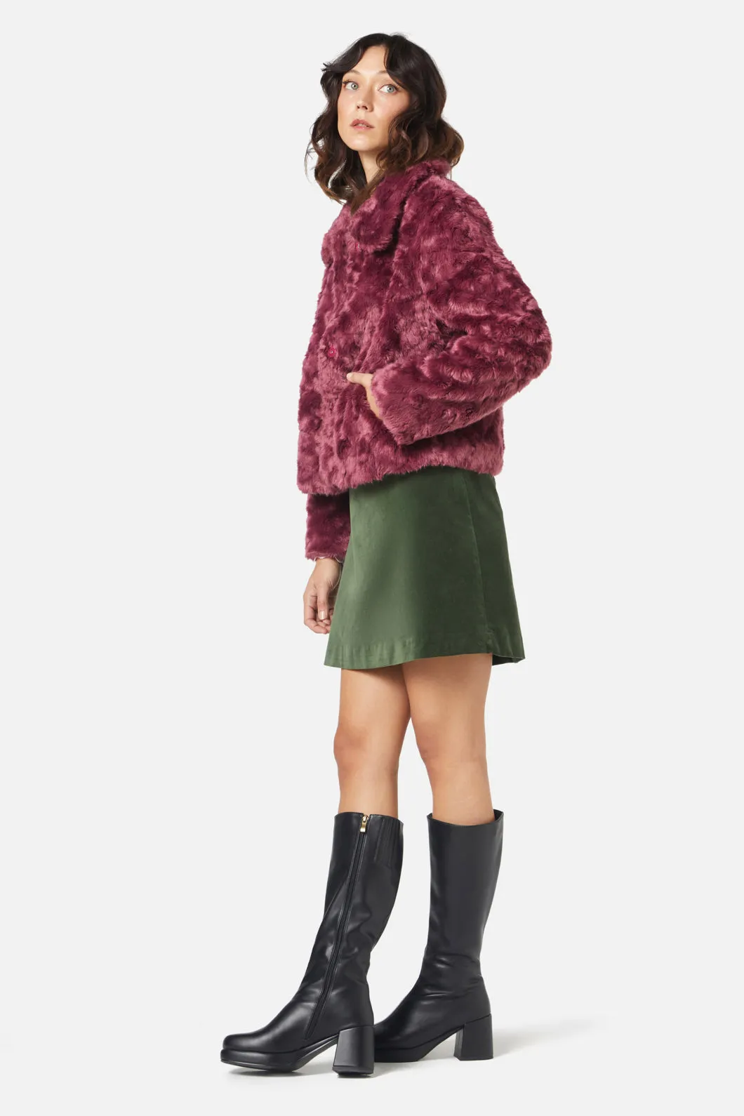 Tessa Faux Fur Jacket sold by Princess Highway product image thumbnail 3