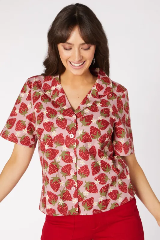 Strawberry & Daisy Blouse sold by Princess Highway