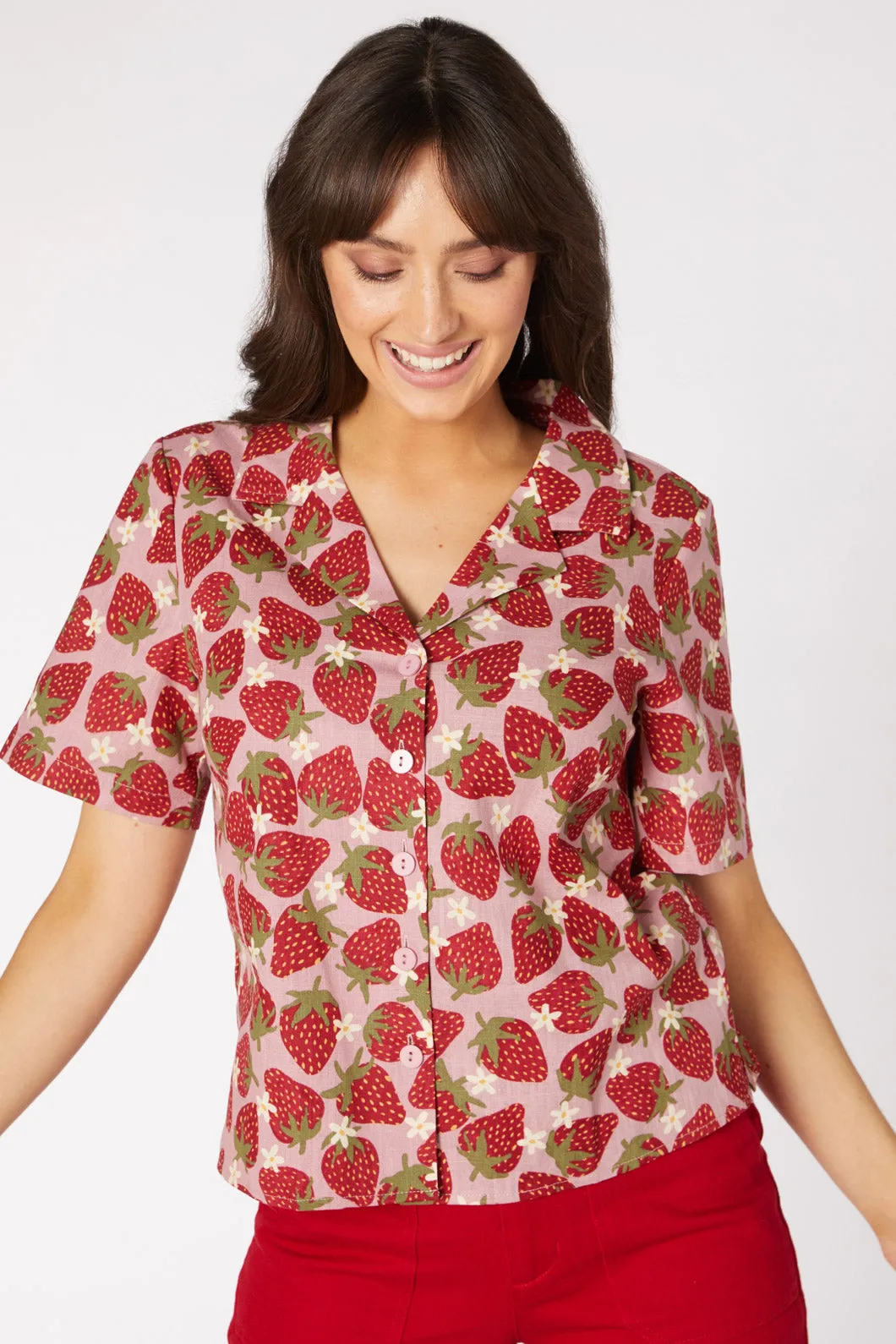 Strawberry & Daisy Blouse sold by Princess Highway