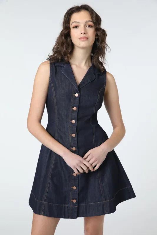 Carrie Denim Dress sold by Princess Highway