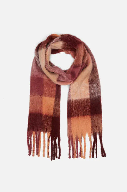 Heavy Check Scarf sold by Princess Highway