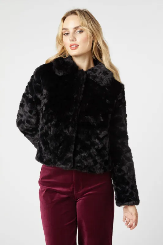 Penelope Faux Fur Jacket sold by Princess Highway