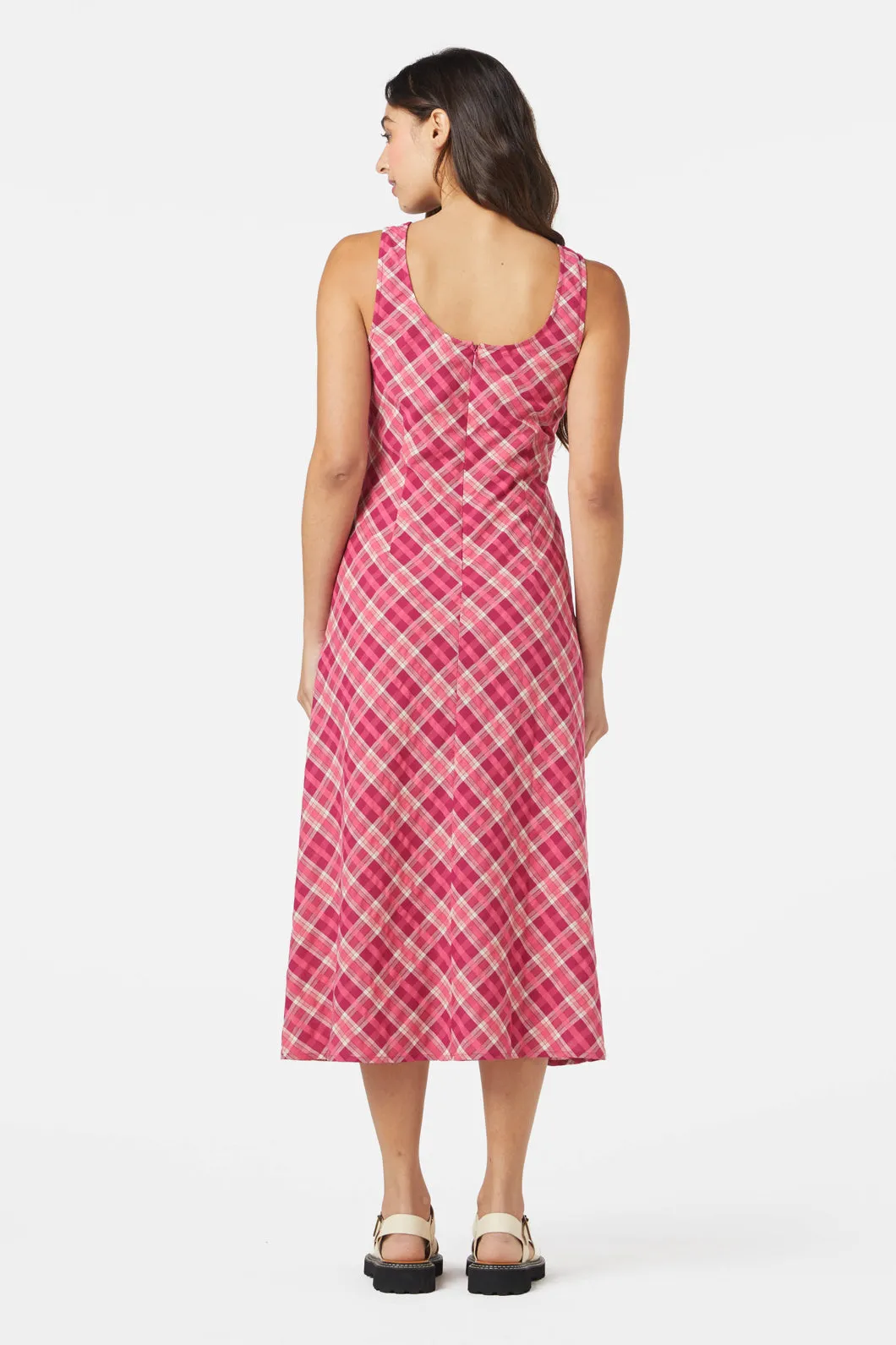 Miranda Check Midi Dress sold by Princess Highway product image thumbnail 4