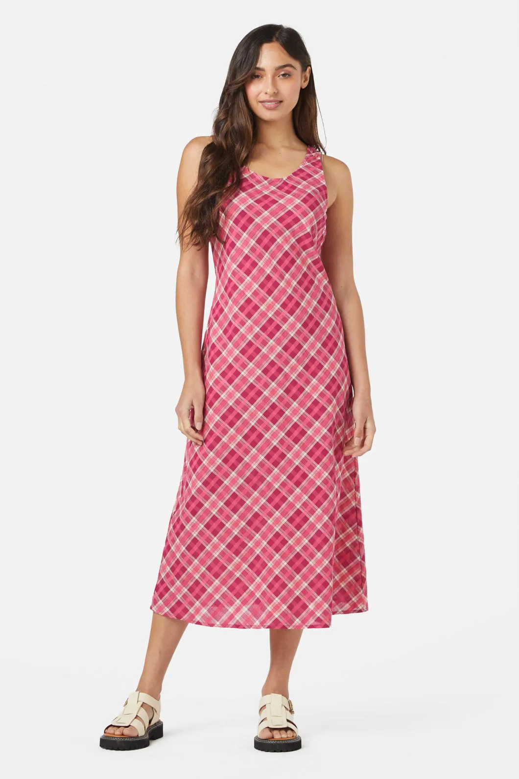 Miranda Check Midi Dress sold by Princess Highway product image thumbnail 3