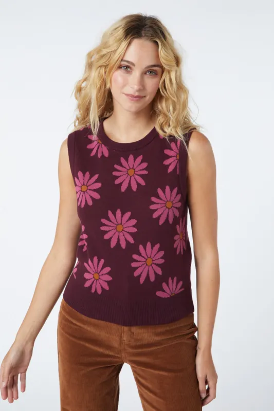 Daisy Knit Vest sold by Princess Highway
