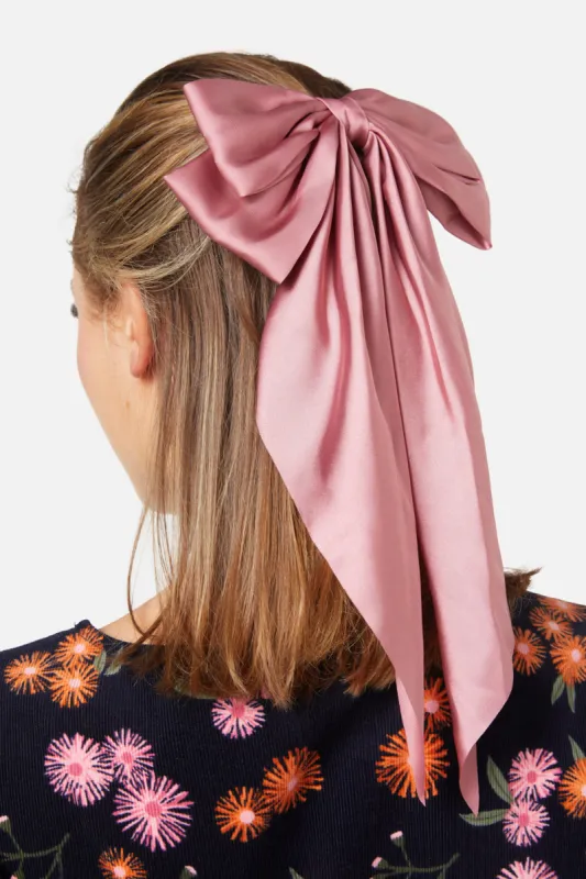 Satin Barrette Bow Clip sold by Princess Highway