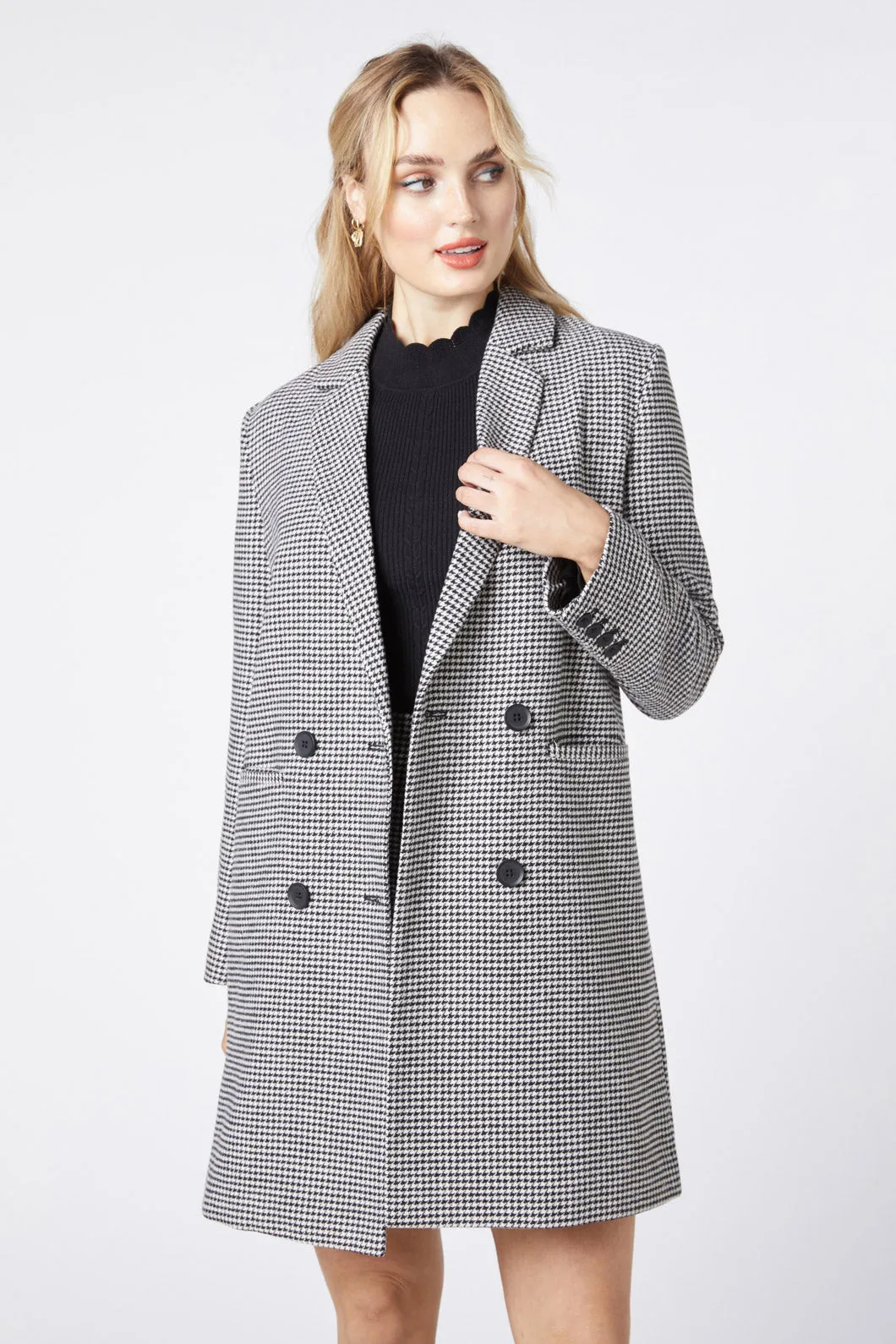 Clarissa Houndstooth Coat sold by Princess Highway product image thumbnail 4