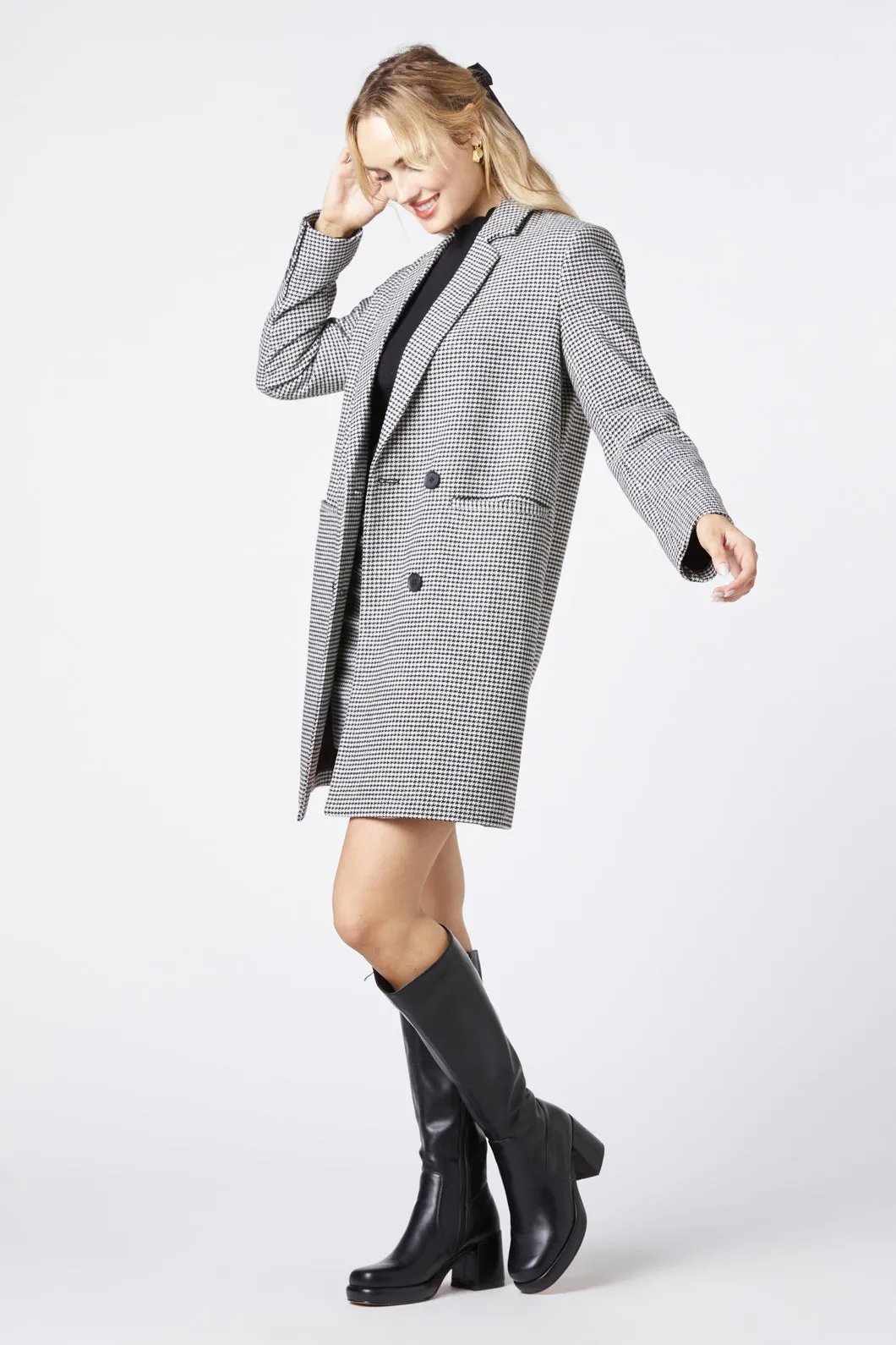 Clarissa Houndstooth Coat sold by Princess Highway product image thumbnail 5