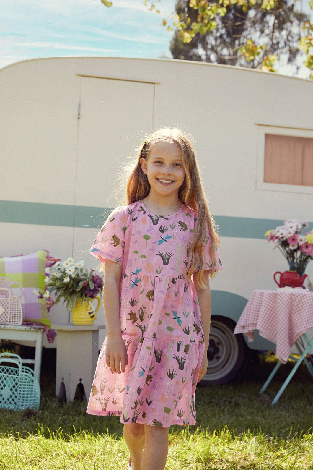 Frogs Kids Dress sold by Princess Highway product image thumbnail 2