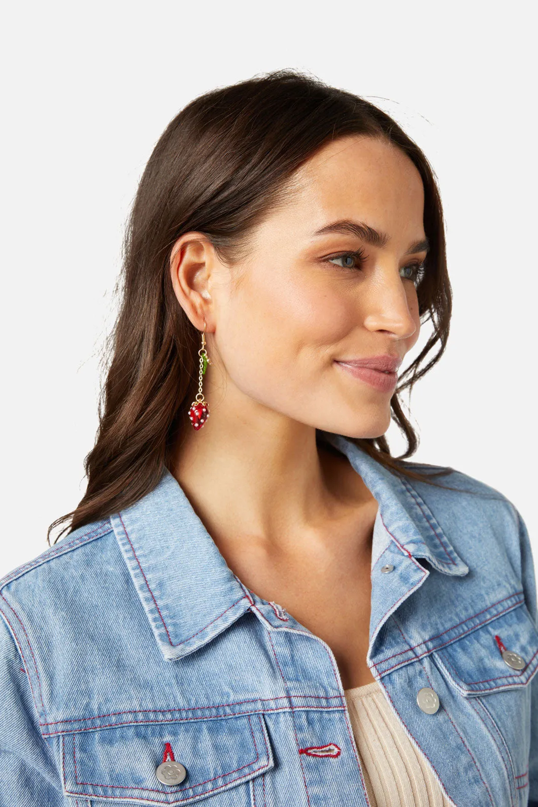 Strawberry Drop Earrings sold by Princess Highway